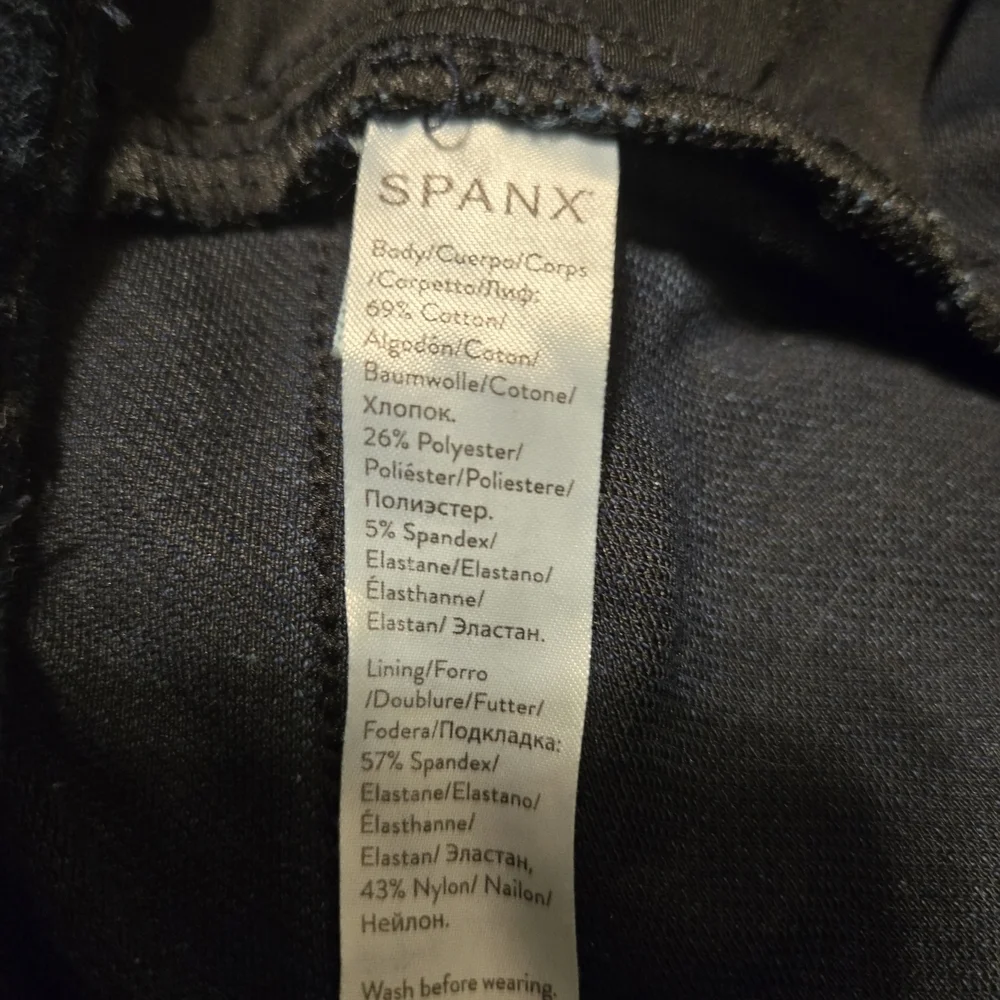 Spanx Jean-ish Ankle Leggings Dark Blue XS